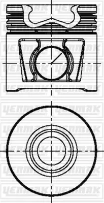 YENMAK 31-04831-000 Motor Piston Segman Std Ducato Box 2.3 Jtd 