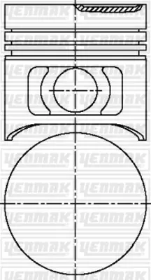 YENMAK 31-04907-000 Motor Piston Segman Std Saxo 106-205 