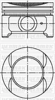 YENMAK 31-04924-000 Motor Piston Segman Std Xsara 1.8-Zx 1.8-Xantıa-P306 1.8i 16v-P406 1.8i 16v Xu7 Jp 4- Lfy 