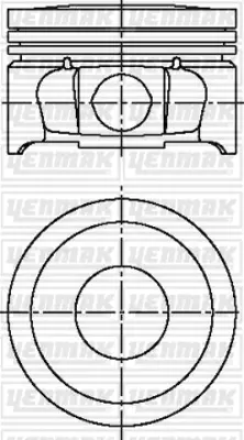 YENMAK 31-04929-000 Motor Piston Segman Std P307-P206-Partner-Berlıngo-C3-C4 1.6 16v Tu5jp4 78.5mm 