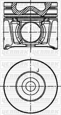 YENMAK 31-04954-000 Motor Pıston Segman Std Mazda B2500 Bt50 16v Doch 2006-2012 - Ranger 2,5td 143ps 2006-2012 Turbo 93  