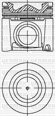 YENMAK 31-04979-000 Motor Piston Segman Std 88.00 Ducato-Daıly-Karsan 2.3 Jtd 11 F1ae3481e 