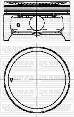 YENMAK 39-04257-000 Motor Piston Segman Std Mazda 87.5mm 1S7G6110DF1