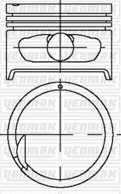 YENMAK 39-04484-000 Motor Pıston Segman Std (Npr Segmanlı) Accent 1,5 12v 1995-2000 75,50 Mm Yumurta Kasa 