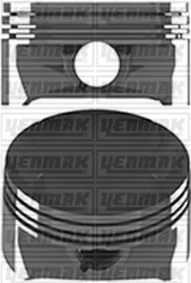 YENMAK 39-04689-000 Motor Piston Segman Std C350-Clk350-E350-Gl450-R350-Sl350 2720309717