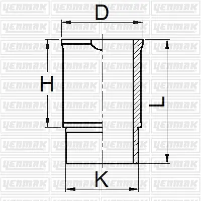 YENMAK 51-05902-000 Motor Gömleği Std R12 1300 Cc. 7700500227