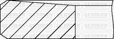 YENMAK 91-09147-000 Motor Segmanı Std Mgn Iıı 1.6 Dcı-Scenıc Iıı 1.6 Dcı 16v-Trafıc Iıı 1.6 Dcı 