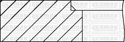 YENMAK 91-09318-025 Motor Segman Transporter T4-T5 / Lt 2.5tdı 81.26 