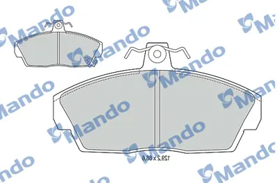 MANDO MBF015019 Balata [fr]/Wıth R90 Certıfıcatıon + Noıse Shımland Rover SFP100360