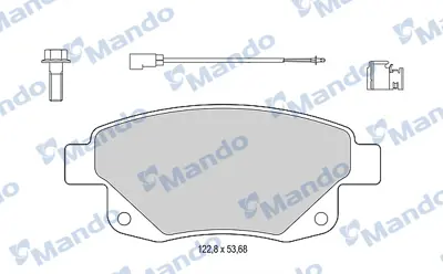 MANDO MBF015035 Balata [rr]/Wıth R90 Certıfıcatıon + Noıse Shımford ME6C1J2M008AC