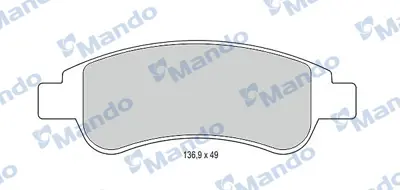 MANDO MBF015037 Balatacıtroen Jumper 2006 >>]shımlı (R90_Var) 425469 77364016 E172302