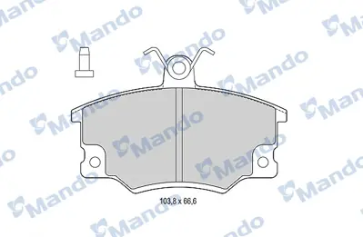 MANDO MBF015064 Balata [fr]/Wıth R90 Certıfıcatıon + Noıse Shımalfa Romeo 795121 9947482