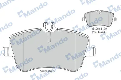 MANDO MBF015149 Balatamercedes Benz C-Class 2000 - 2008, Clc-Class 2008 - 2011, Clk 2002 - 64206220