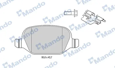 MANDO MBF015171 Balata [rr]/Wıth R90 Certıfıcatıon + Noıse Shımalfa Romeo 77364839 9949334