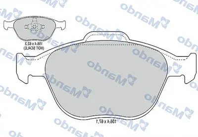 MANDO MBF015182 Fren Balatası Ön ME2T1J2K021AB