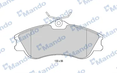 MANDO MBF015188 Balata [fr]/Wıth R90 Certıfıcatıon + Noıse Shımcıtroen E172073 E172536