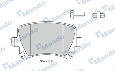 MANDO MBF015194 Balataaudı A3 2003 - 2013, A4 2000 - 20 1K0698451K 8E0698451J 8E0698451M JZW698451M