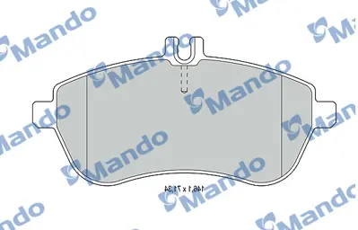 MANDO MBF015233 Balata [fr]/Wıth R90 Certıfıcatıon + Noıse Shımmercedes Benz 74209220