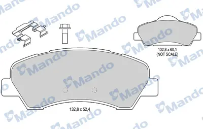 MANDO MBF015283 Balata [fr]/Wıth R90 Certıfıcatıon + Noıse Shımcıtroen 1619790580