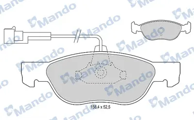 MANDO MBF015355 Balata [fr]/Wıth R90 Certıfıcatıon + Noıse Shımalfa Romeo 