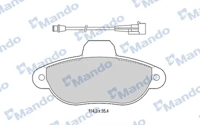 MANDO MBF015497 Balatafıat Cınquecento 1991 - 1999, Panda 2003 >>, Punto 1993 >>, Seıcento 1998 - 2010]shımlı (R90_V 9948054 9949183