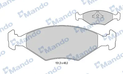 MANDO MBF015498 Balata [fr]/Wıth R90 Certıfıcatıon + Noıse Shımfıat 71738153