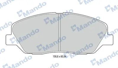 MANDO MBF015551 Fren Balatası Ön 4813036B00 581014DU00 S581012PA70