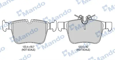 MANDO MBF015687 Balatamercedes Benz C-Class 2013 >>]shımlı (R90_Var) A0084201320