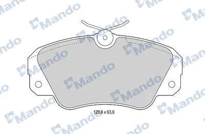 MANDO MBF015756 Balata [fr]/Wıth R90 Certıfıcatıon + Noıse Shımopel 9195077