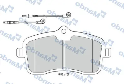 MANDO MBF015779 Balatapeugeot 407 2004 >>]shımlı (R90_Var) 425422