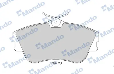 MANDO MBF015893 Balata [fr]/Wıth R90 Certıfıcatıon + Noıse Shımvolkswagen 701698151J