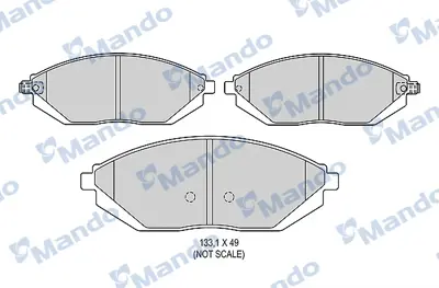 MANDO MBF015933 Balata [fr]/Wıth R90 Certıfıcatıon + Noıse Shımdaewoo/Chevrolet 96682858