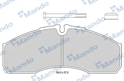 MANDO MBF015966 Balata [fr]/Wıth R90 Certıfıcatıon + Noıse Shımıveco 42536101 5001844748