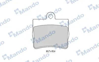 MANDO MBF015990 Balata [rr]/Wıth R90 Certıfıcatıon + Noıse Shımmercedes Benz A0054201820