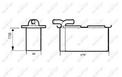 NRF 30045 Turbo Intercooler Radyatoru  Vw Golf 1.4 09- 3F145749C