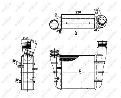 NRF 30148A Turbo Radyatoru A4 1.9 Avf Avb 00>04 8E0145805S