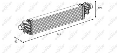 NRF 30179 Turbo Radyatoru Corsa E 15>19  B13dtc - B13dte 13472371