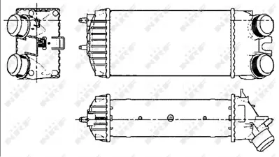 NRF 30278 Turbo Intercooler Radyatoru Berlıngo Iı Partner Iı Xsara Pıcasso Dv6 (1,6 Hdı) Olcu: (148×300×85) E256083