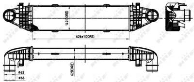 NRF 30315 Turbosarj Radyatoru C-Class W204 07>14 S204 07>14 A2045000300