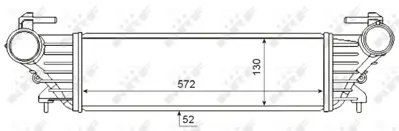 NRF 30340 Turbo Radyatoru Fıat 500l Egea 1.3 1.6 Mjet 1.4 Benzınlı 51887954