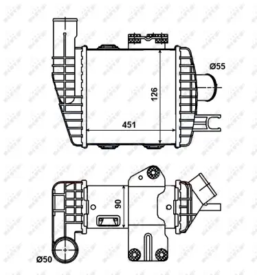 NRF 30371 Hyundaı Tucson 2.0d 05-Intercooler / Charger 2827127251