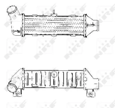 NRF 30444 Seat Ibiza 1.9d 93-Intercooler / Charger 6K0145805