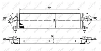 NRF 30513 Intercooler Radyator Qashqaı 1,5 2,0 Dcı 2007> 14461JD50B