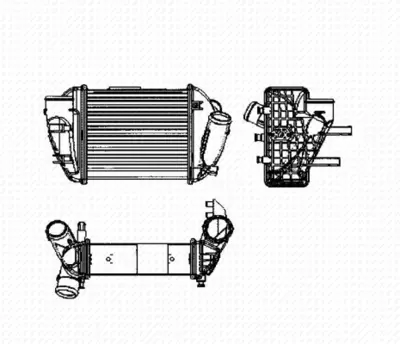 NRF 30755 Audı A4 2.5d 01-Intercooler / Charger 8E0145805P