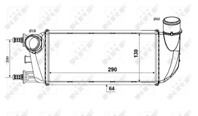 NRF 30773 Fıat 500 1.2 08-Intercooler / Charger 51787495