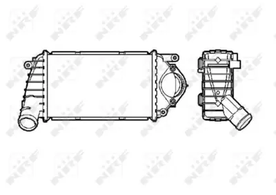 NRF 30849 Vw Polo 1.4d 95-Intercooler / Charger 6E0145805B