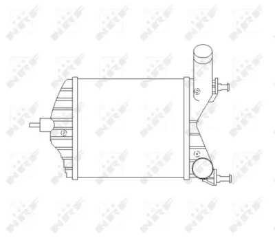 NRF 30862 Fıat Punto 1.3d 00-Intercooler / Charger 51733052 51802117