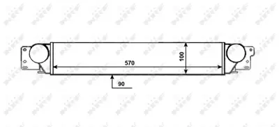 NRF 309087 Intercooler Chevrolet Captıva (C100, C140) 2.0 D 4wd 06> 96629070