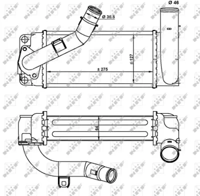 NRF 30922 Turbo Radyatoru Toyota Aurıs 1.4 D4d 2007-2012 179000N020