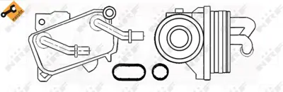 NRF 31182 Mercedes Ml-Series 3.2 98-Oilcoolers A1121880401